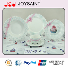 Nuevo Bone China Nuevo diseño porcelana vajilla Set placa de cerámica